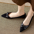 Ajaccio-Sapatilha-Feminina-Bico-Fino-de-couro-Suede-Preta