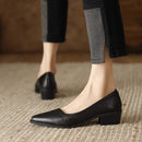 Portland Sapatilha Feminina Bico Fino com Salto - Preta