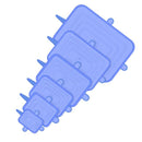 Tampas de Silicone Flexível - Tampa Tudo - Le Person